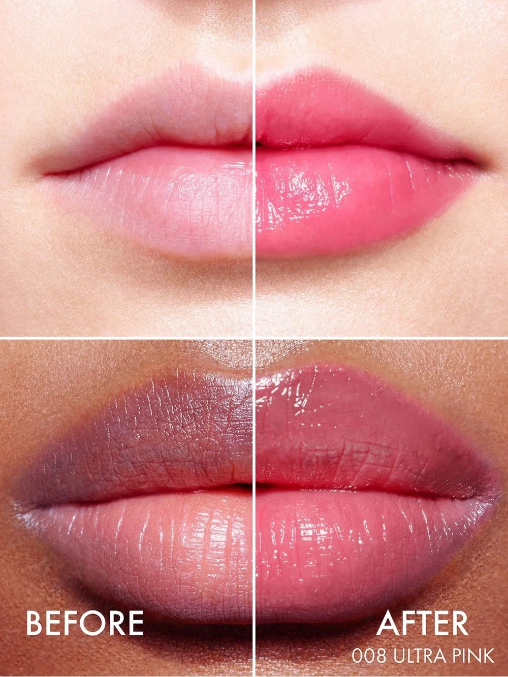 Currently Waitlisted!!! Popular Dior Addict Lip Glow — Ultra Pink (008)